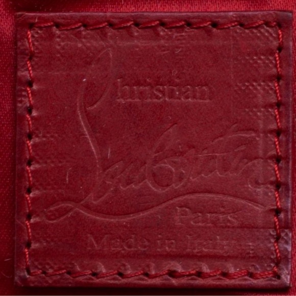 Christian Louboutin Gold and Brown Satchel with Luxurious Embellishments- As is - Picture 8 of 14